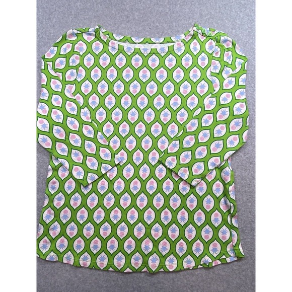 Charter‎ Club Top Blouse Womens Large Green Supima Cotton Super Soft - Picture 1 of 6